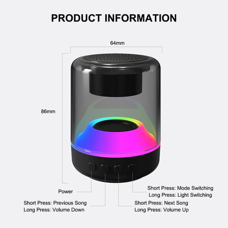 Loa Bluetooth không dây ENKAY Hat-Prince với đèn RGB, S, L