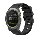 26mm Horizontal Texture Silicone Watch Band with Removal Tool, For Garmin Fenix 7X, For Garmin Fenix 7X Solar, For Garmin Tactix Delta, For Garmin Enduro, For Garmin Fenix 6X, For Garmin Fenix 6X Pro
