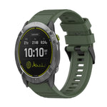 26mm Horizontal Texture Silicone Watch Band with Removal Tool, For Garmin Fenix 7X, For Garmin Fenix 7X Solar, For Garmin Tactix Delta, For Garmin Enduro, For Garmin Fenix 6X, For Garmin Fenix 6X Pro