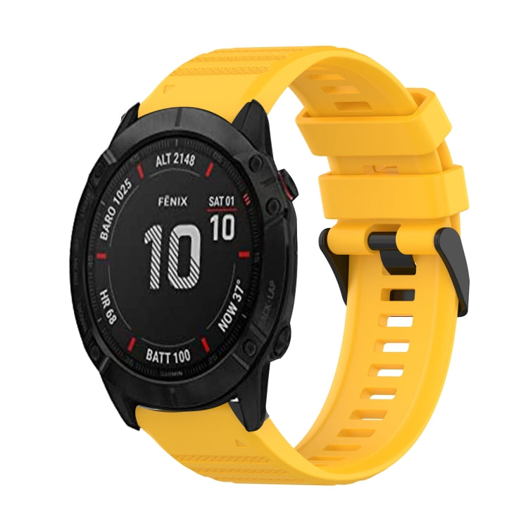 26mm Horizontal Texture Silicone Watch Band with Removal Tool, For Garmin Fenix 6X Sapphire, For Garmin Fenix 5X Sapphire, For Garmin Fenix 5X Plus, For Garmin Fenix 3, For Garmin Fenix 3 HR, For Garmin Fenix 3 Sapphire