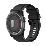 26mm Horizontal Texture Silicone Watch Band with Removal Tool, For Garmin Fenix 6X Sapphire, For Garmin Fenix 5X Sapphire, For Garmin Fenix 5X Plus, For Garmin Fenix 3, For Garmin Fenix 3 HR, For Garmin Fenix 3 Sapphire