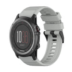26mm Horizontal Texture Silicone Watch Band with Removal Tool, For Garmin Fenix 6X Sapphire, For Garmin Fenix 5X Sapphire, For Garmin Fenix 5X Plus, For Garmin Fenix 3, For Garmin Fenix 3 HR, For Garmin Fenix 3 Sapphire