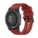 26mm Horizontal Texture Silicone Watch Band with Removal Tool, For Garmin Fenix 6X Sapphire, For Garmin Fenix 5X Sapphire, For Garmin Fenix 5X Plus, For Garmin Fenix 3, For Garmin Fenix 3 HR, For Garmin Fenix 3 Sapphire