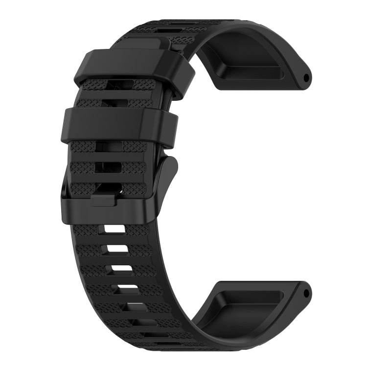 22mm Horizontal Texture Silicone Watch Band with Removal Tool, For Garmin Fenix 7, For Garmin Fenix 7 Solar, For Garmin Fenix 7 Sapphire Solar, For Garmin Epix Gen 2, For Garmin Approach S62, For Garmin Fenix 6 GPS