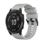 22mm Horizontal Texture Silicone Watch Band with Removal Tool, For Garmin Fenix 6 Pro GPS, For Garmin Fenix 6 Sapphire GPS, For Garmin Fenix 5, For Garmin Fenix 5 Plus, For Garmin Quatix 5, For Garmin Quatix 5 Sapphire