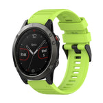 22mm Horizontal Texture Silicone Watch Band with Removal Tool, For Garmin Fenix 6 Pro GPS, For Garmin Fenix 6 Sapphire GPS, For Garmin Fenix 5, For Garmin Fenix 5 Plus, For Garmin Quatix 5, For Garmin Quatix 5 Sapphire