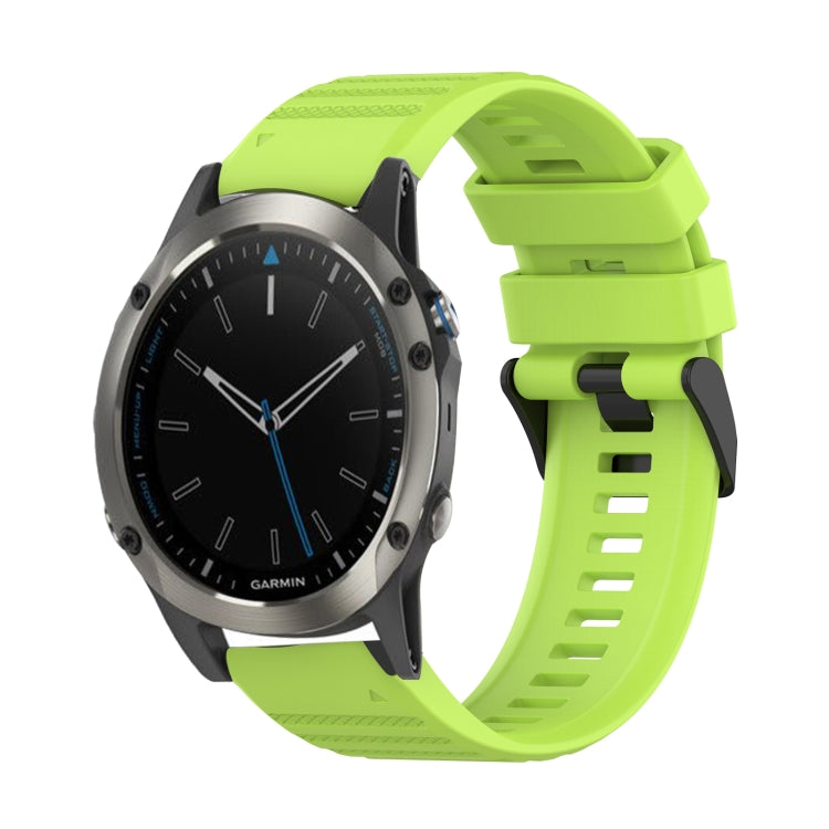22mm Horizontal Texture Silicone Watch Band with Removal Tool, For Garmin Fenix 6 Pro GPS, For Garmin Fenix 6 Sapphire GPS, For Garmin Fenix 5, For Garmin Fenix 5 Plus, For Garmin Quatix 5, For Garmin Quatix 5 Sapphire