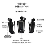 Tai nghe Bluetooth in-ear stereo không dây Fineblue F-V3 Bluetooth 4.1 mini, màu đen, trắng, vàng