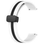 22mm Folding Magnetic Clasp Silicone Watch Band, For Honor Watch GS 3, For Honor Watch GS Pro, For Honor Magic Watch 2 46mm, For Honor Watch Dream