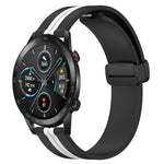 22mm Folding Magnetic Clasp Silicone Watch Band, For Honor Watch GS 3, For Honor Watch GS Pro, For Honor Magic Watch 2 46mm, For Honor Watch Dream