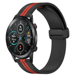22mm Folding Magnetic Clasp Silicone Watch Band, For Honor Watch GS 3, For Honor Watch GS Pro, For Honor Magic Watch 2 46mm, For Honor Watch Dream