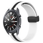 Dây đồng hồ silicone khóa nam châm gập 22mm, cho Samsung Galaxy Watch3 45mm, cho Samsung Galaxy Watch 46mm, cho Samsung Gear S3 Classic, cho Samsung Gear S3 Frontier