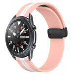 Dây đồng hồ silicone khóa nam châm gập 22mm, cho Samsung Galaxy Watch3 45mm, cho Samsung Galaxy Watch 46mm, cho Samsung Gear S3 Classic, cho Samsung Gear S3 Frontier