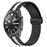 Dây đồng hồ silicone khóa nam châm gập 22mm, cho Samsung Galaxy Watch3 45mm, cho Samsung Galaxy Watch 46mm, cho Samsung Gear S3 Classic, cho Samsung Gear S3 Frontier