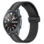 Dây đồng hồ silicone khóa nam châm gập 22mm, cho Samsung Galaxy Watch3 45mm, cho Samsung Galaxy Watch 46mm, cho Samsung Gear S3 Classic, cho Samsung Gear S3 Frontier