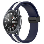 Dây đồng hồ silicone khóa nam châm gập 22mm, cho Samsung Galaxy Watch3 45mm, cho Samsung Galaxy Watch 46mm, cho Samsung Gear S3 Classic, cho Samsung Gear S3 Frontier