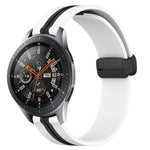 Dây đồng hồ silicone khóa nam châm gập 22mm, cho Samsung Galaxy Watch3 45mm, cho Samsung Galaxy Watch 46mm, cho Samsung Gear S3 Classic, cho Samsung Gear S3 Frontier