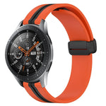 Dây đồng hồ silicone khóa nam châm gập 22mm, cho Samsung Galaxy Watch3 45mm, cho Samsung Galaxy Watch 46mm, cho Samsung Gear S3 Classic, cho Samsung Gear S3 Frontier