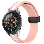 Dây đồng hồ silicone khóa nam châm gập 22mm, cho Samsung Galaxy Watch3 45mm, cho Samsung Galaxy Watch 46mm, cho Samsung Gear S3 Classic, cho Samsung Gear S3 Frontier