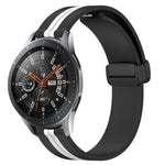 Dây đồng hồ silicone khóa nam châm gập 22mm, cho Samsung Galaxy Watch3 45mm, cho Samsung Galaxy Watch 46mm, cho Samsung Gear S3 Classic, cho Samsung Gear S3 Frontier