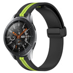 Dây đồng hồ silicone khóa nam châm gập 22mm, cho Samsung Galaxy Watch3 45mm, cho Samsung Galaxy Watch 46mm, cho Samsung Gear S3 Classic, cho Samsung Gear S3 Frontier