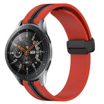 Dây đồng hồ silicone khóa nam châm gập 22mm, cho Samsung Galaxy Watch3 45mm, cho Samsung Galaxy Watch 46mm, cho Samsung Gear S3 Classic, cho Samsung Gear S3 Frontier