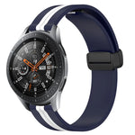 Dây đồng hồ silicone khóa nam châm gập 22mm, cho Samsung Galaxy Watch3 45mm, cho Samsung Galaxy Watch 46mm, cho Samsung Gear S3 Classic, cho Samsung Gear S3 Frontier