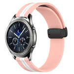 Dây đồng hồ silicone khóa nam châm gập 22mm, cho Samsung Galaxy Watch3 45mm, cho Samsung Galaxy Watch 46mm, cho Samsung Gear S3 Classic, cho Samsung Gear S3 Frontier