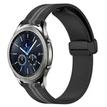 Dây đồng hồ silicone khóa nam châm gập 22mm, cho Samsung Galaxy Watch3 45mm, cho Samsung Galaxy Watch 46mm, cho Samsung Gear S3 Classic, cho Samsung Gear S3 Frontier