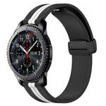 Dây đồng hồ silicone khóa nam châm gập 22mm, cho Samsung Galaxy Watch3 45mm, cho Samsung Galaxy Watch 46mm, cho Samsung Gear S3 Classic, cho Samsung Gear S3 Frontier