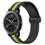 Dây đồng hồ silicone khóa nam châm gập 22mm, cho Samsung Galaxy Watch3 45mm, cho Samsung Galaxy Watch 46mm, cho Samsung Gear S3 Classic, cho Samsung Gear S3 Frontier