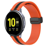 Dây đồng hồ silicone khóa nam châm gập 20mm, cho Samsung Galaxy Watch Active 2 40mm, cho Samsung Galaxy Watch Active 2 44mm, cho Samsung Galaxy Watch 42mm