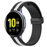 Dây đồng hồ silicone khóa nam châm gập 20mm, cho Samsung Galaxy Watch Active 2 40mm, cho Samsung Galaxy Watch Active 2 44mm, cho Samsung Galaxy Watch 42mm
