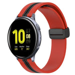 Dây đồng hồ silicone khóa nam châm gập 20mm, cho Samsung Galaxy Watch Active 2 40mm, cho Samsung Galaxy Watch Active 2 44mm, cho Samsung Galaxy Watch 42mm