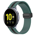 Dây đồng hồ silicone khóa nam châm gập 20mm, cho Samsung Galaxy Watch Active 2 40mm, cho Samsung Galaxy Watch Active 2 44mm, cho Samsung Galaxy Watch 42mm