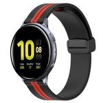 Dây đồng hồ silicone khóa nam châm gập 20mm, cho Samsung Galaxy Watch Active 2 40mm, cho Samsung Galaxy Watch Active 2 44mm, cho Samsung Galaxy Watch 42mm