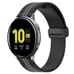 Dây đồng hồ silicone khóa nam châm gập 20mm, cho Samsung Galaxy Watch Active 2 40mm, cho Samsung Galaxy Watch Active 2 44mm, cho Samsung Galaxy Watch 42mm