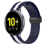 Dây đồng hồ silicone khóa nam châm gập 20mm, cho Samsung Galaxy Watch Active 2 40mm, cho Samsung Galaxy Watch Active 2 44mm, cho Samsung Galaxy Watch 42mm