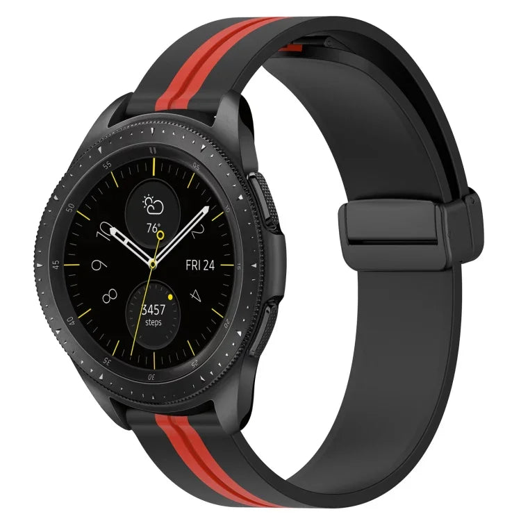 Dây đồng hồ silicone khóa nam châm gập 20mm, cho Samsung Galaxy Watch Active 2 40mm, cho Samsung Galaxy Watch Active 2 44mm, cho Samsung Galaxy Watch 42mm