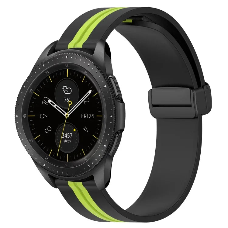 Dây đồng hồ silicone khóa nam châm gập 20mm, cho Samsung Galaxy Watch Active 2 40mm, cho Samsung Galaxy Watch Active 2 44mm, cho Samsung Galaxy Watch 42mm