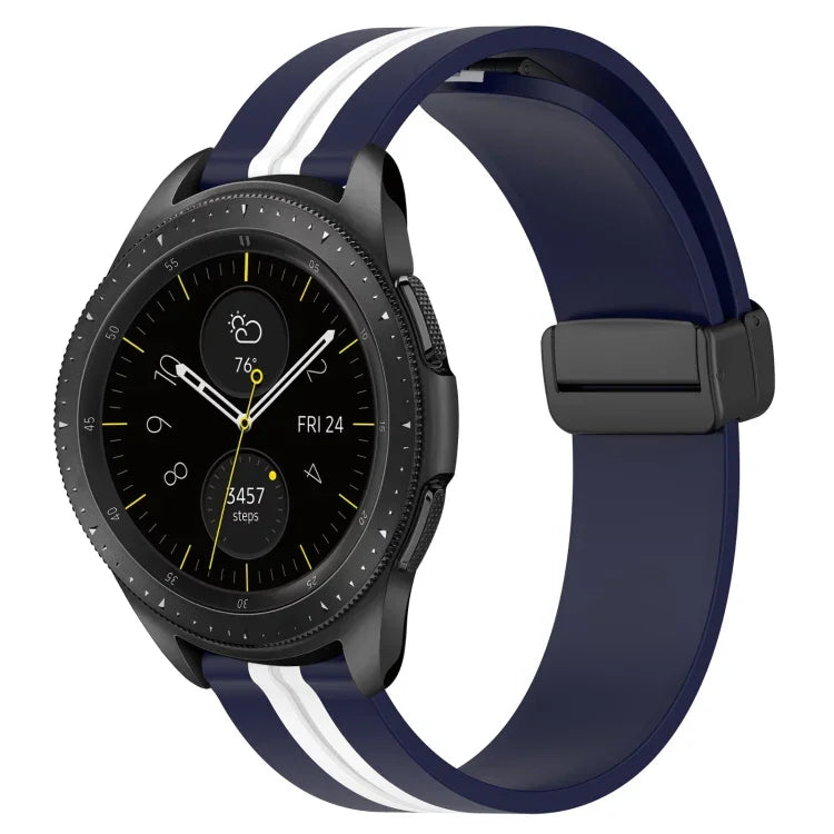 Dây đồng hồ silicone khóa nam châm gập 20mm, cho Samsung Galaxy Watch Active 2 40mm, cho Samsung Galaxy Watch Active 2 44mm, cho Samsung Galaxy Watch 42mm