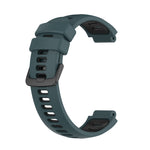 Two-Color Silicone Watch Band, For Garmin Approach S20, For Garmin Approach S5, For Garmin Approach S6
