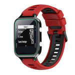 Two-Color Silicone Watch Band, For Garmin Approach S20, For Garmin Approach S5, For Garmin Approach S6