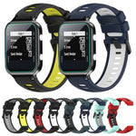 Two-Color Silicone Watch Band, For Garmin Approach S20, For Garmin Approach S5, For Garmin Approach S6