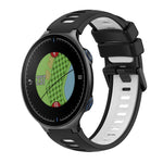 Two-Color Silicone Watch Band, For Garmin Approach S20, For Garmin Approach S5, For Garmin Approach S6