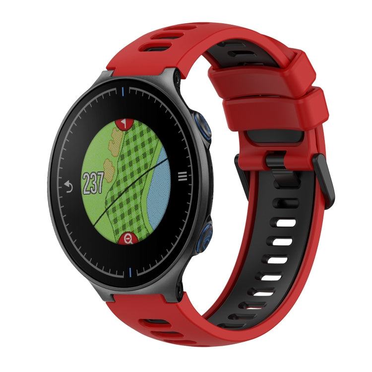 Two-Color Silicone Watch Band, For Garmin Approach S20, For Garmin Approach S5, For Garmin Approach S6