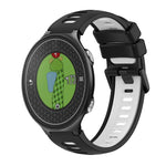Two-Color Silicone Watch Band, For Garmin Approach S20, For Garmin Approach S5, For Garmin Approach S6