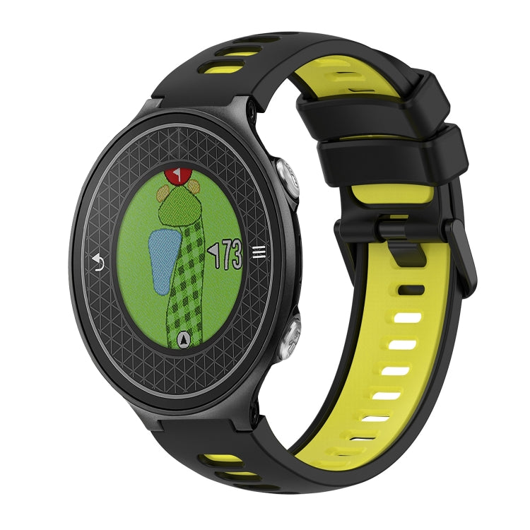 Two-Color Silicone Watch Band, For Garmin Approach S20, For Garmin Approach S5, For Garmin Approach S6
