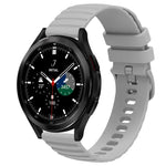 Dây đồng hồ silicone màu trơn họa tiết chấm sóng 20mm, Dành cho Samsung Galaxy Watch 4 Classic 42mm, Dành cho Samsung Galaxy Watch 4 Classic 46mm, Dành cho Samsung Galaxy Watch Active 2 40mm, Dành cho Samsung Galaxy Watch Active 2 44mm