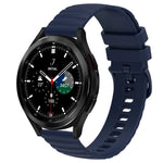 Dây đồng hồ silicone màu trơn họa tiết chấm sóng 20mm, Dành cho Samsung Galaxy Watch 4 Classic 42mm, Dành cho Samsung Galaxy Watch 4 Classic 46mm, Dành cho Samsung Galaxy Watch Active 2 40mm, Dành cho Samsung Galaxy Watch Active 2 44mm